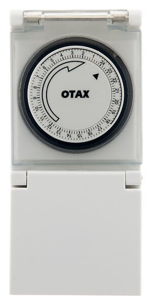 OTAX - Programmateur extérieur Schuko IP44 48 programmes - Zenitech - large