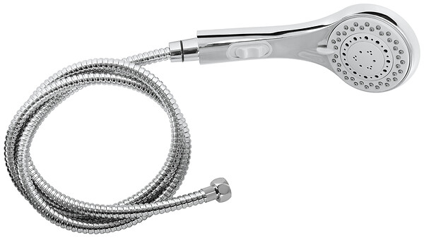 ROUSSEAU - Pommeau de douche Combiflex Stop'O Plus - Chrome - 3 jets - large