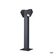 SLV - Borne extérieure SLV THEO PATHLIGHT, double, anthracite, GU10, 2x 7W max, IP44 - SLV - vignette