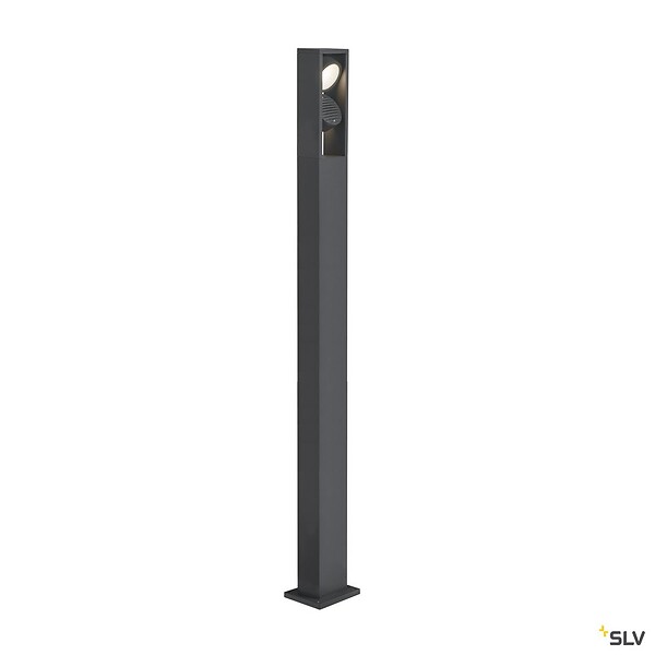 SLV - Borne extérieure SLV ESKINA FRAME 175 double avec LEDs intégrées, anthracite, Hauteur 175 cm - large