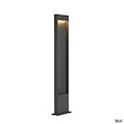 SLV - Borne extérieur SLV FLATT 100 anthracite avec LED intégrée pour éclairage extérieur, Hauteur 100 cm - vignette