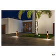 SLV - Borne extérieure SLV RUSTY SLOT 80 avec LED intégrée, coloris fonte rouillée - Hauteur 80 cm - vignette