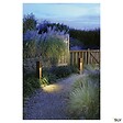 SLV - Borne extérieure SLV RUSTY SLOT, coloris fonte rouillée, E27, 11W - Hauteur 80 cm - vignette
