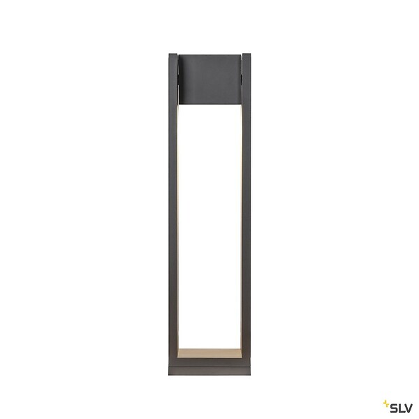 SLV - Borne extérieure SLV QUAD POLE, anthracite, LED intégrée, 18W, 3000K, IP65 - large
