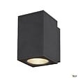 SLV - Applique extérieure SQUARE, carré, anthracite avec LED intégrée, 35W, 3000K/4000K, IP65 - Taille M - vignette