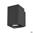 SLV - Applique extérieure SQUARE, carré, anthracite avec LED intégrée, 35W, 3000K/4000K, IP65 - Taille M - vignette
