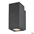 SLV - Applique extérieure SQUARE, carré, anthracite avec LED intégrée, 35W, 3000K/4000K, IP65 - Taille S - vignette