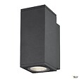 SLV - Applique extérieure SQUARE, carré, anthracite avec LED intégrée, 35W, 3000K/4000K, IP65 - Taille S - vignette