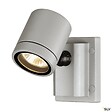 SLV - Applique et plafonnier extérieur SLV MYRA, simple, gris, GU10/QPAR51, 50W max, IP55 - vignette