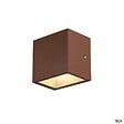 SLV - Applique extérieure SLV SITRA CUBE, rouille avec LED intégrée, 10W, 3000K, IP44 - vignette