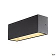 SLV - Applique extérieure SLV SITRA CUBE Up/Down anthracite avec LED intégrée - Taille L - 30 cm - vignette
