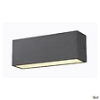 SLV - Applique extérieure SLV SITRA CUBE Up/Down anthracite avec LED intégrée - Taille L - 30 cm - vignette