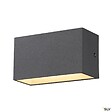 SLV - Applique extérieure SLV SITRA CUBE Up/Down anthracite avec LED intégrée - Taille M - 20 cm - vignette