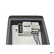 SLV - Applique extérieure SLV MERIDIAN BOX SENSOR, diffuseur opalescent anthracite, E27, 25W max, IP54, détecteur de mouvements - vignette