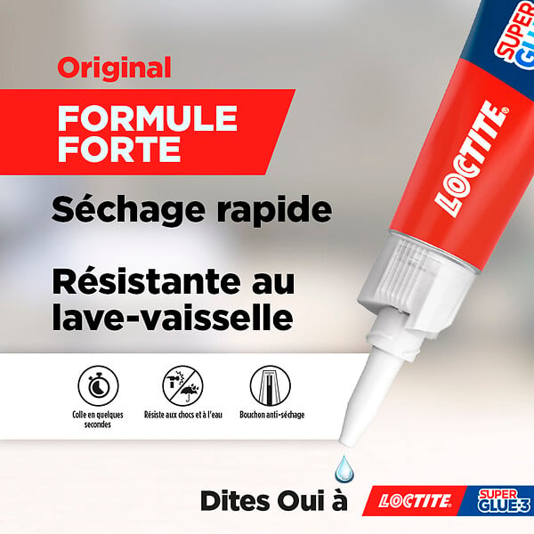 LOCTITE - Colle cyanoacrylate - SG3 Liquide Universal - 3 g - large