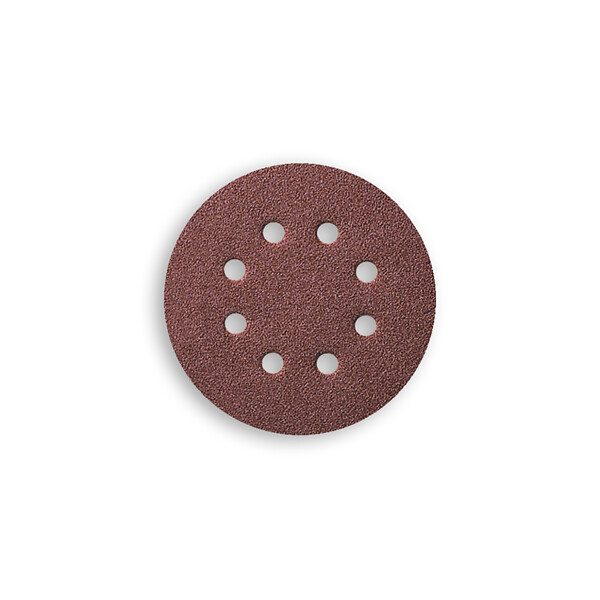 SEA - Disques abrasifs autoagrippants 125mm - grain 80 - lot de 5 - large
