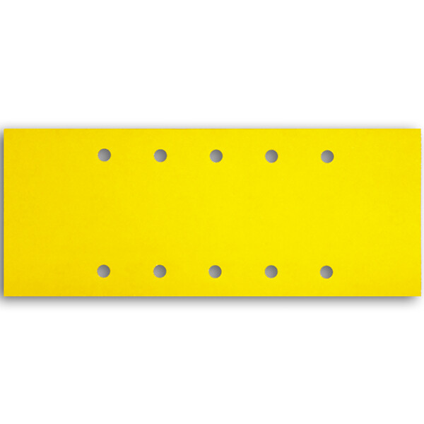 SEA - Patins abrasifs PR33 JAUNE+ - 115x280mm perfo 2x5 - Grain 40 - large