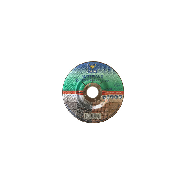 SEA - disque à tronçonner matériaux 125x3.2x22.23 mm - large