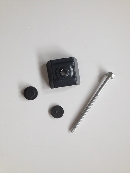 ONDOMETAL - Kit de fixation pour tôle acier nervurée 1000.45 - large