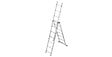 HAILO - Échelle transformable 3 plans aluminium - H.196-420cm - vignette