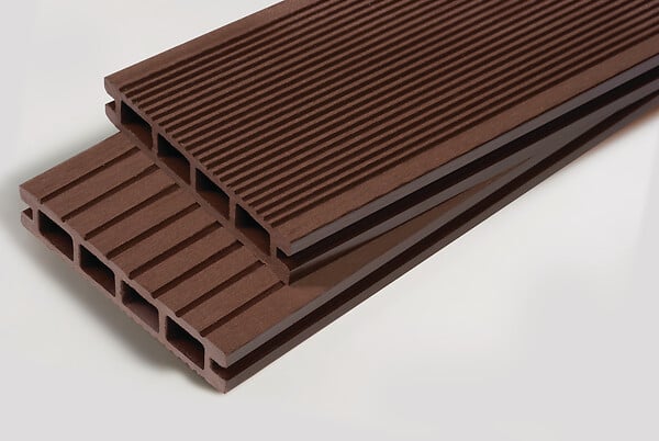 XYLTECH - Lame terrasse composite - Chocolat  - 240x14x2,5cm - large