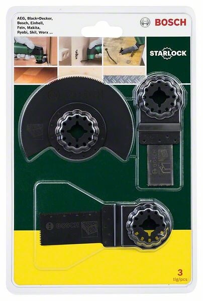 BOSCH - Kit Accessoires multifonction Bois et Métal STARLOCK - large