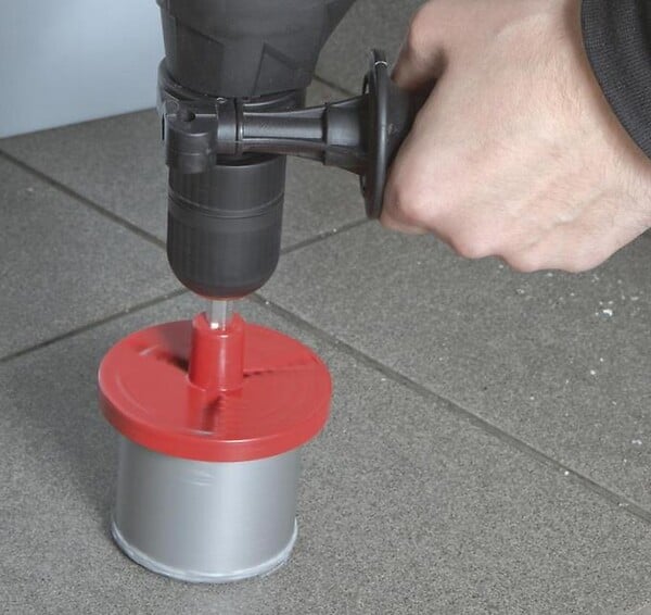 RIBIMEX - Kit 5 scies cloches diamantées en valisette grès céramique carrelage - large