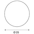 SLV - Borne extérieure blanc SLV ROTOBALL, Ø 25 cm, E27, 24W max, IP44 - vignette