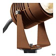 SLV - Projecteur extérieur, rouille, SLV LED SPIKE avec LED intégrée, 6W, 3000K, IP55 - vignette