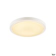 SLV - Applique et plafonnier extérieur rond SLV AINOS, blanc, LED, 22W, 3000K, IP44, détecteur de mouvements - vignette