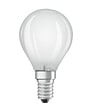 BELLALUX - Ampoule LED sphérique - Verre dépoli - Blanc chaud - 4W - vignette