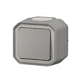 LEGRAND - Plexo interrupteur ou va-et-vient - Gris - IP55 - vignette