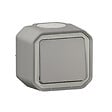 LEGRAND - Plexo interrupteur ou va-et-vient - Gris - IP55 - vignette