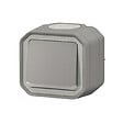 LEGRAND - Plexo interrupteur ou va-et-vient lumineux  - Gris -  saillie - vignette