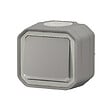 LEGRAND - Interrupteur va-et-vient témoin - Saillie - IP55 - Gris - vignette