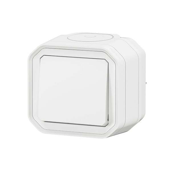 LEGRAND - Plexo interrupteur ou va-et-vient-blanc- saillie - large