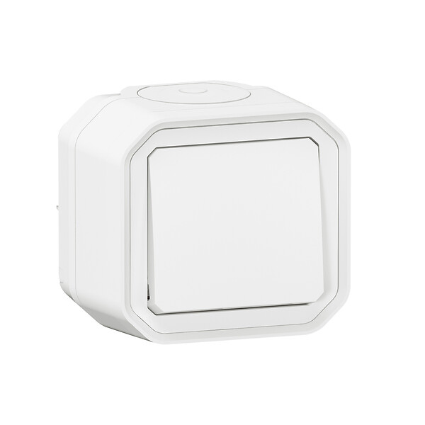 LEGRAND - Plexo interrupteur ou va-et-vient-blanc- saillie - large