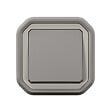 LEGRAND - Interrupteur ou va-et-vient étanche Plexo - Gris - IP55 - vignette