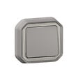 LEGRAND - Interrupteur ou va-et-vient étanche Plexo - Gris - IP55 - vignette