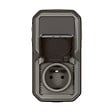 LEGRAND - Prise Plexo va-et-vient 2P+T - Anthracite - IP55 - vignette