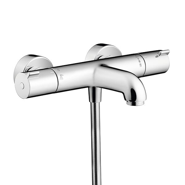 HANSGROHE - Mitigeur thermostatique bain/douche MyFox - Chrome - Laiton - large