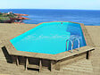 HABITAT ET JARDIN - Piscine bois " Sevilla 145 " - 8.57 x 4.57 x 1.45 m - vignette