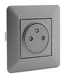 ZENITECH - Prise encastrable Artezo Titanium 16A - vignette