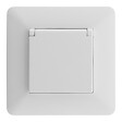 ZENITECH - Prise étanche IP44 2P+T 16A - Artezo Blanc - vignette