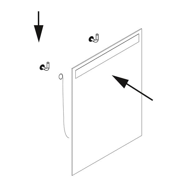 EMUCA - Emuca Miroir de salle de bain Pegasus avec éclairage frontal LED, rectangular 600 x 700 mm, AC 230V 50Hz, 6 W, Aluminium et Verre. - large