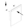 EMUCA - Emuca Miroir de salle de bain Pegasus avec éclairage frontal LED, rectangular 600 x 700 mm, AC 230V 50Hz, 6 W, Aluminium et Verre. - vignette