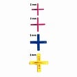 MEJIX - Croisillons récupérables pour carrelage 5mm - Lot de 50 - vignette