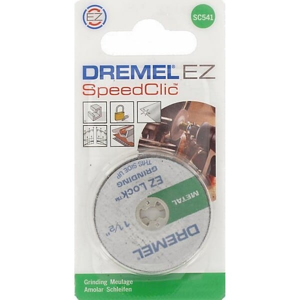 DREMEL - Dremel S541 Lot de 2 disques à meuler EZ SpeedClic - large