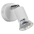 EGLO - Spot LED orientable acier blanc - 3W - GU10 - vignette
