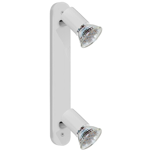 EGLO - Barre spots orientables LED 2x3W Blanc - large